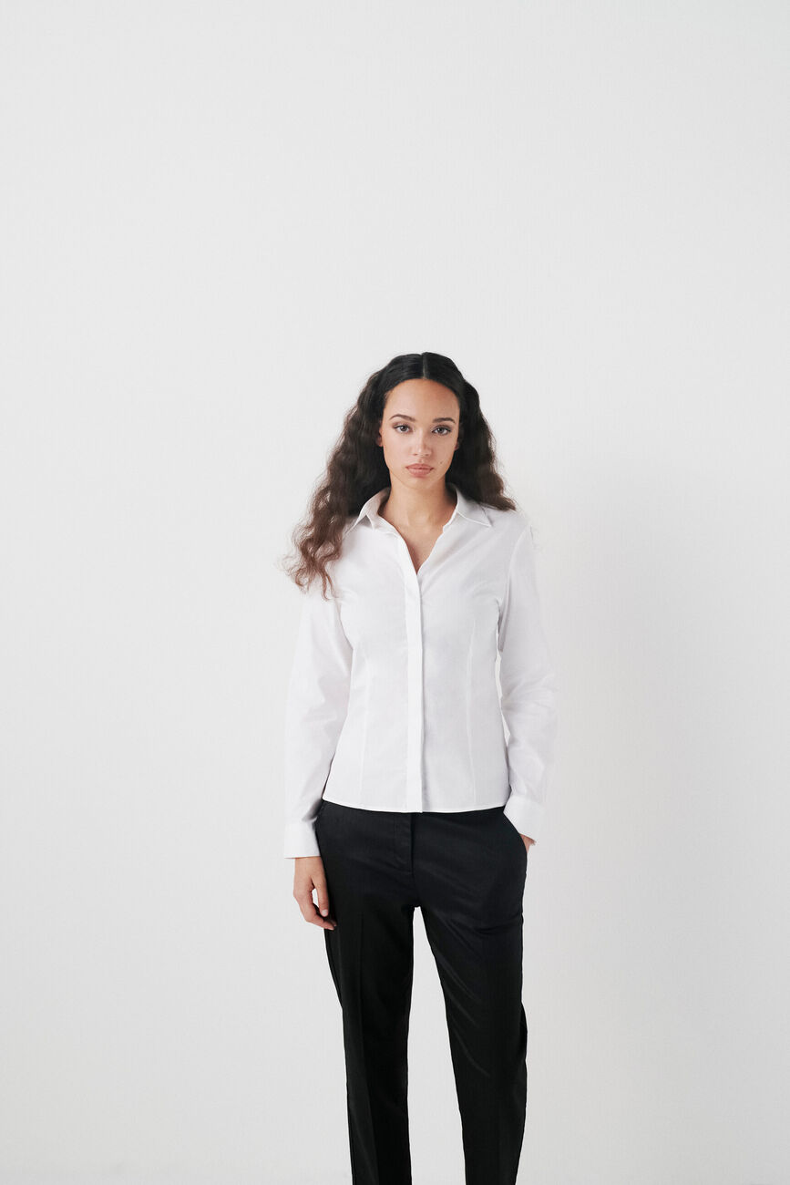 Chemise csensuel blanc femme