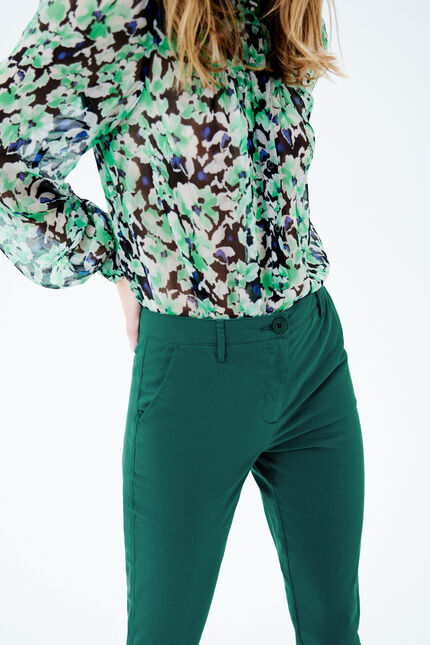 pantalon adelmo vert emeraude femme