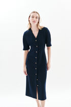 Rosario dress navy blue woman