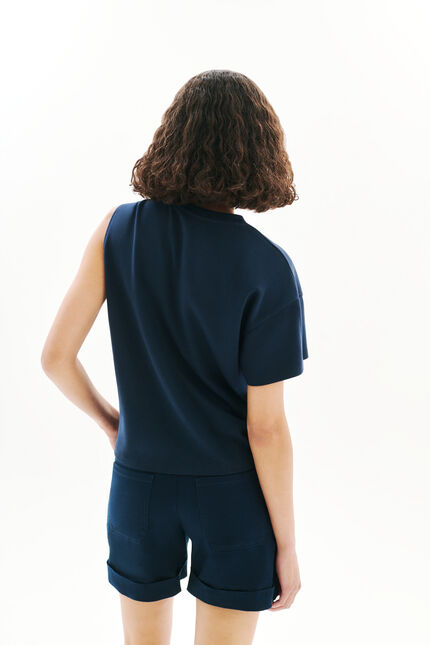 Tlouane T-shirt marineblauw vrouw