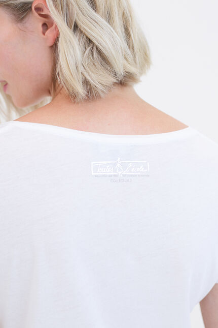T-Shirt Sheila weiss damen