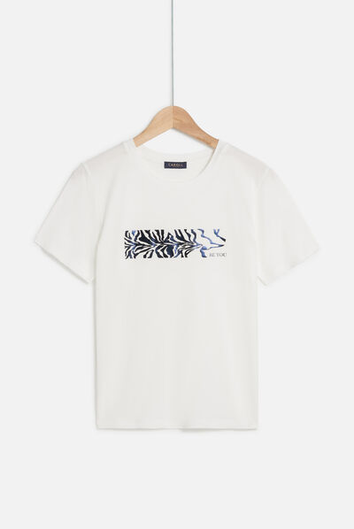 T-shirt tahis blanc femme