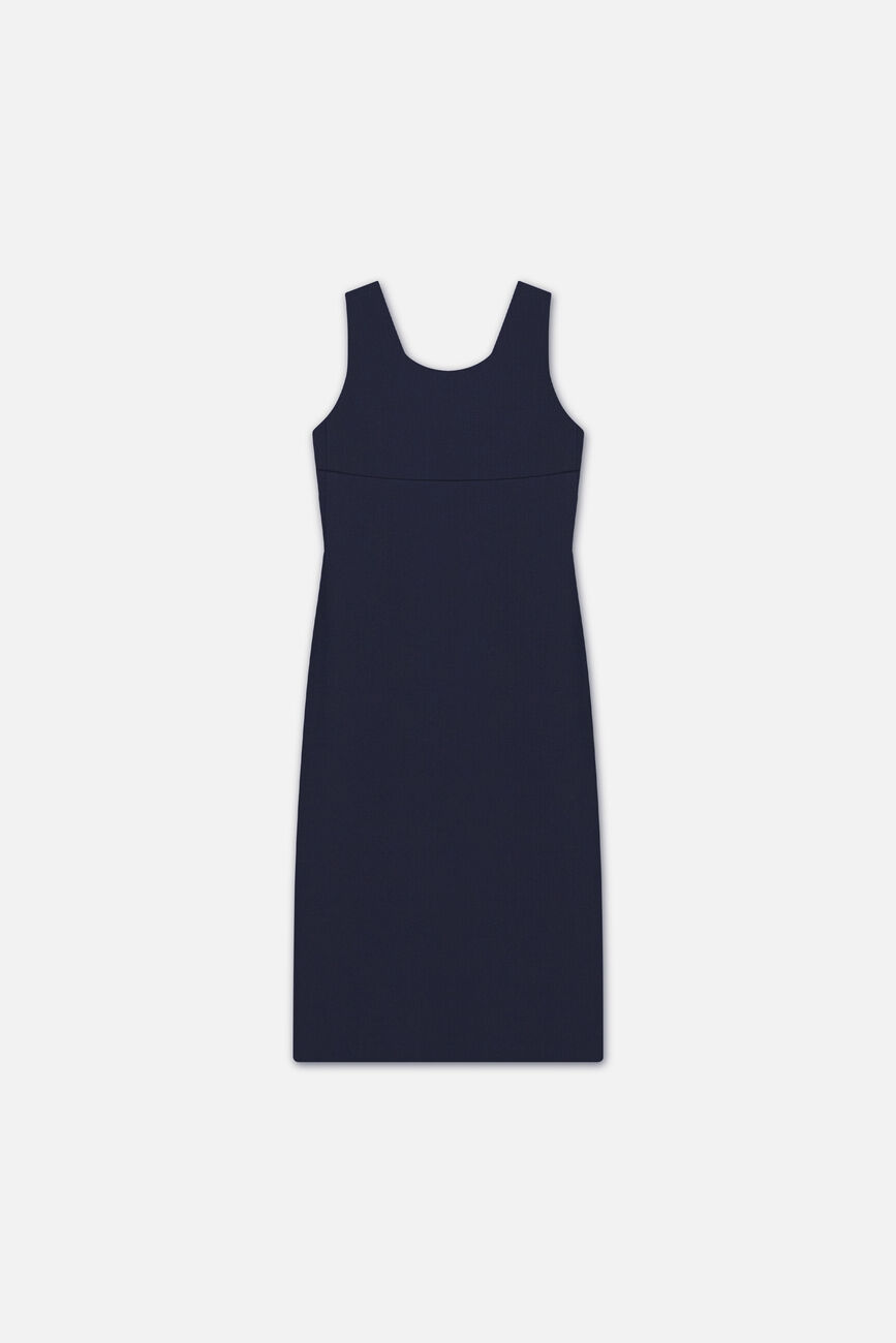 Rdivine dress navy blue woman