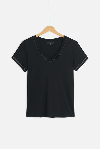 t-shirt anita noir femme