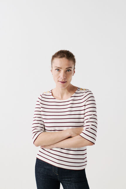 T-shirt tolympiade ivoire femme