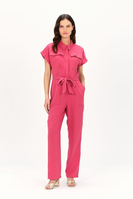 Combinaison carmen rouge fonce femme