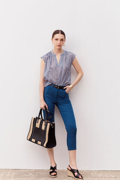 chemisier elio denim baby bleu femme