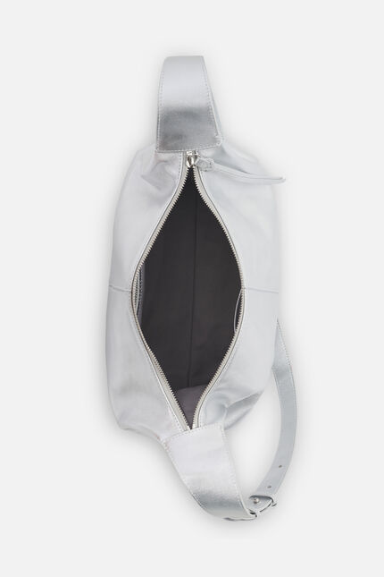 Sac soane2 en cuir naturel gris argent femme