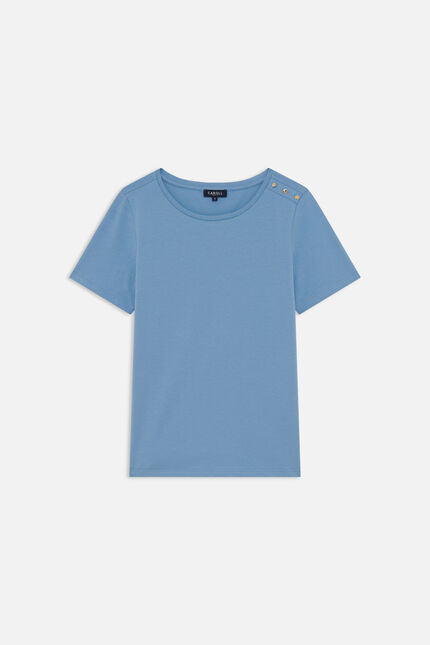 Camiseta tjaya azul grisáceo mujer