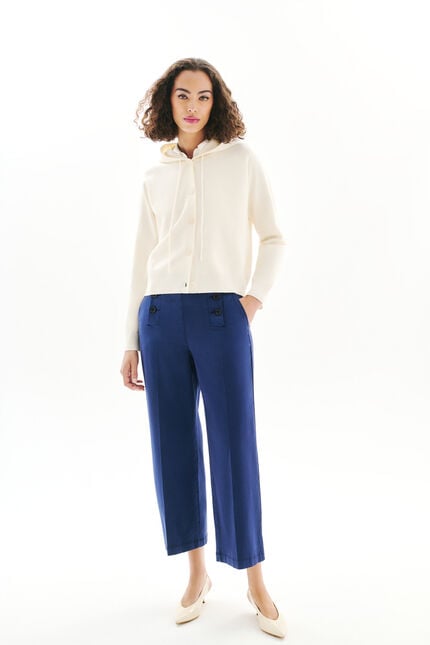 Gilet Monsina ecru femme