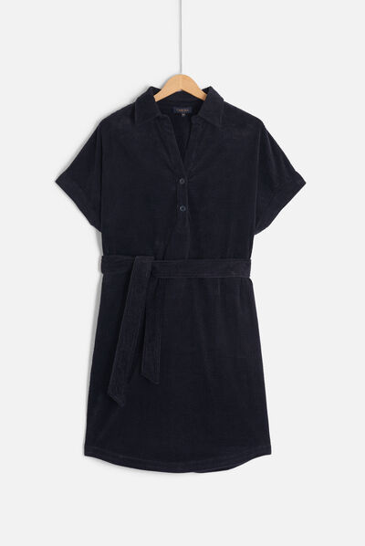 robe thea bleu marine femme