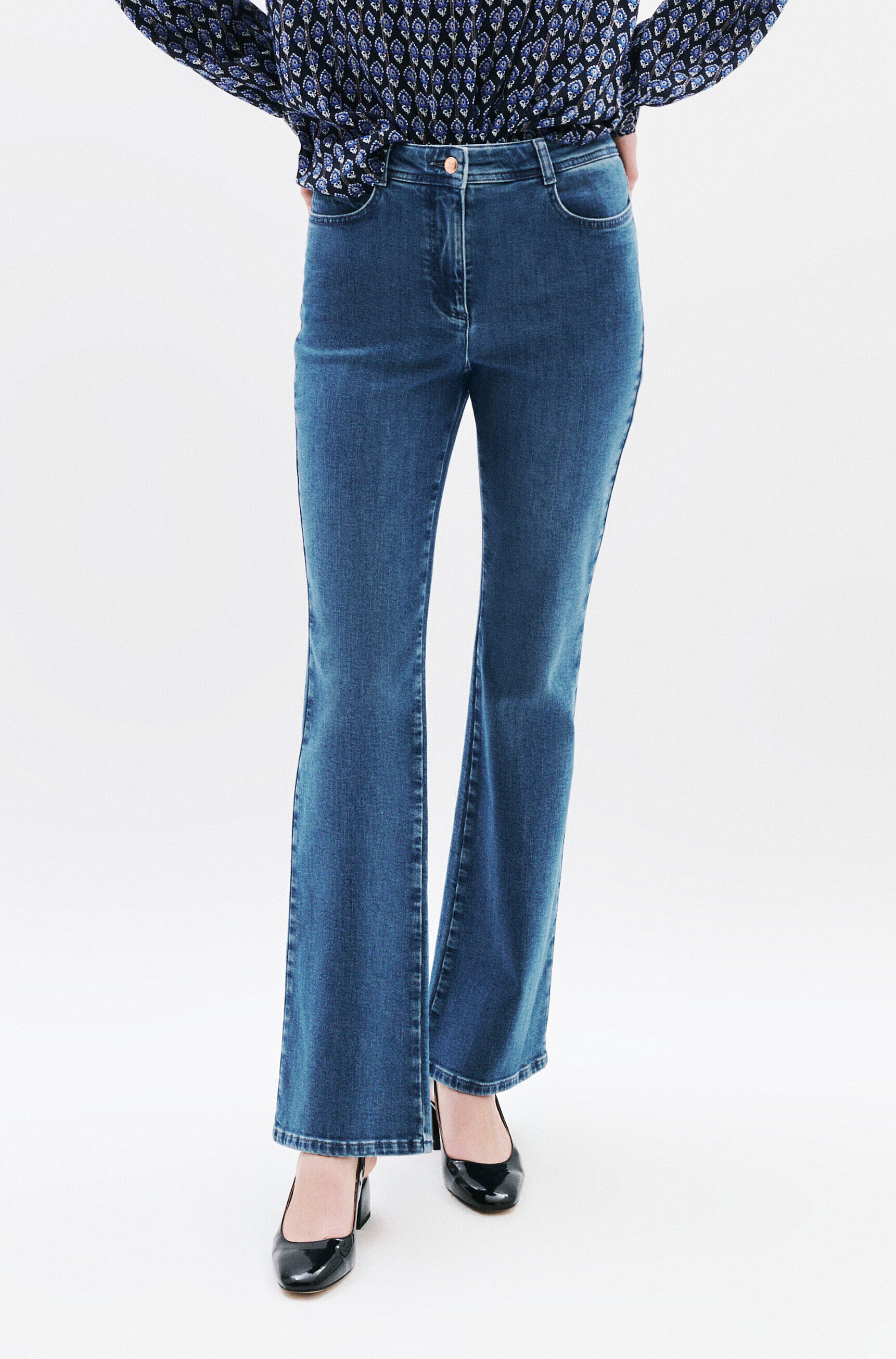 Pantalon Percy2 denim baby bleu femme