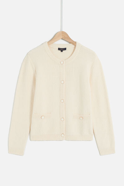 Veste maeva ecru femme