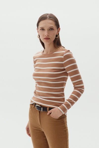 Pantaloni Chicago velluto cammello donna