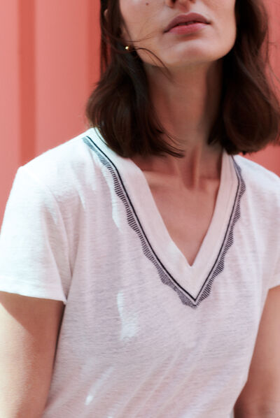 T-shirt toleda ivoire femme