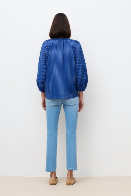 Chemise Caubierayee bleu marine femme