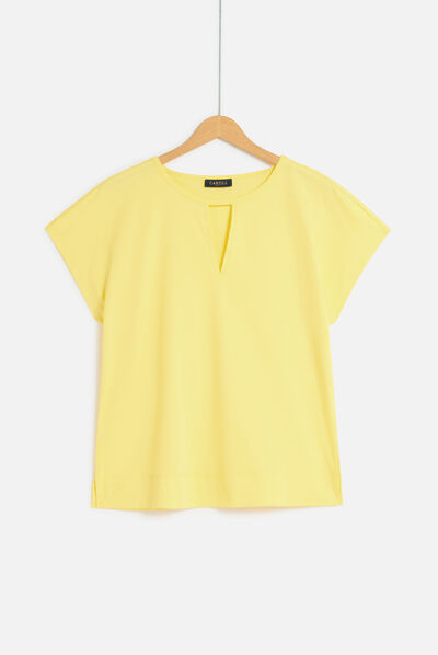 T-shirt tilda jaune femme
