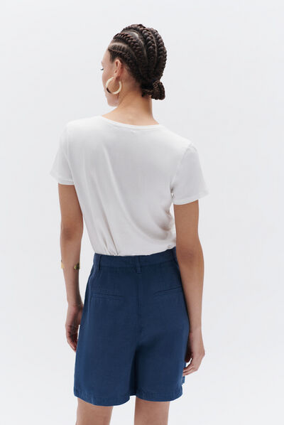tshirt lydia ecru femme