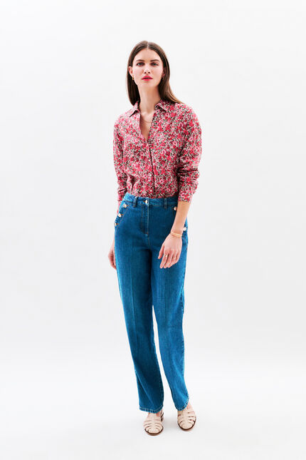 Pantalon Permal denim stone femme