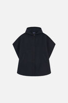 Harca poncho navy blue woman