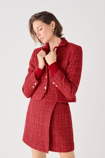 Veste Vchristmas rouge femme