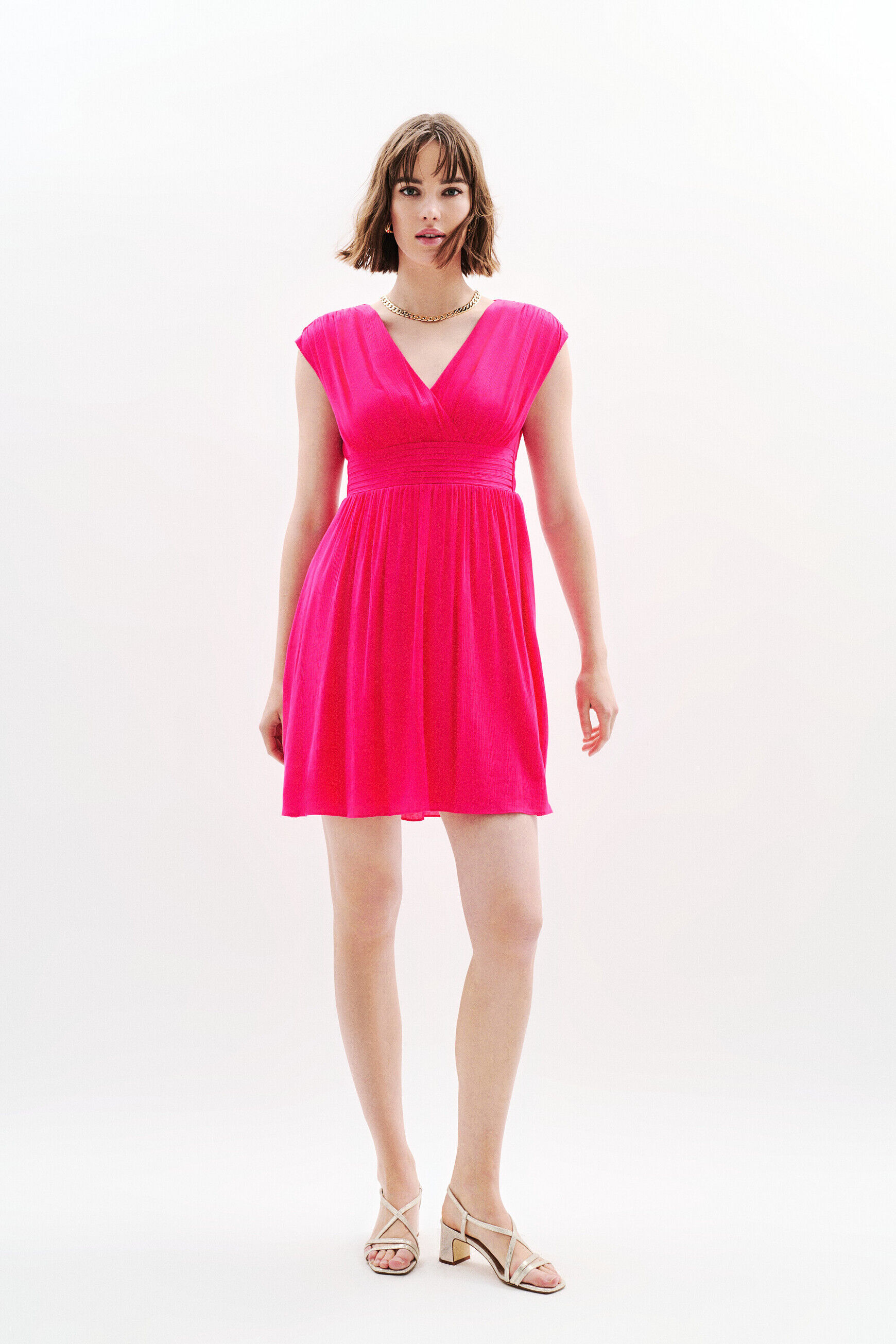 Robe Rguessa rose fushia femme
