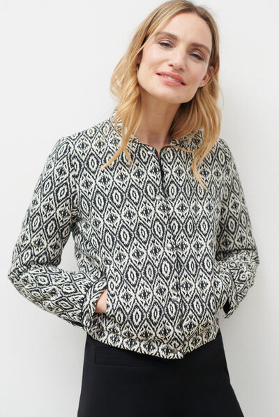blazer athenes noir femme
