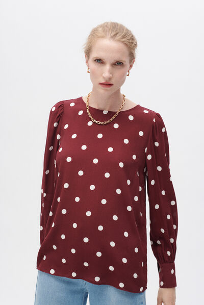 Blouse christy bordeaux femme