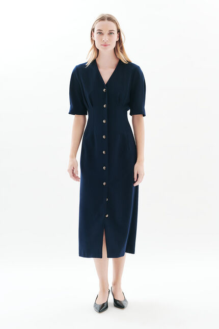 Robe Rosario bleu marine femme