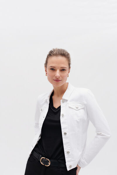 veste holiday blanc femme