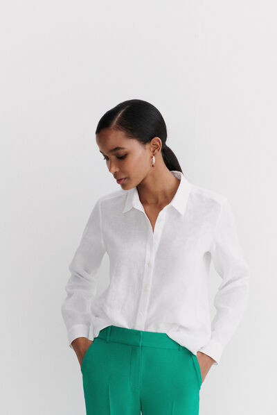 pantalon clement vert emeraude femme