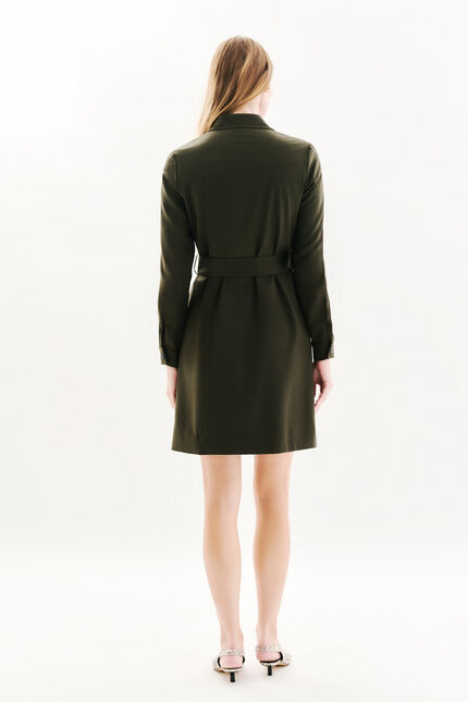 Robe Rlilou vert kaki femme