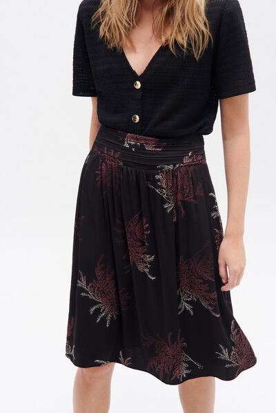 Jupe jiva noir femme