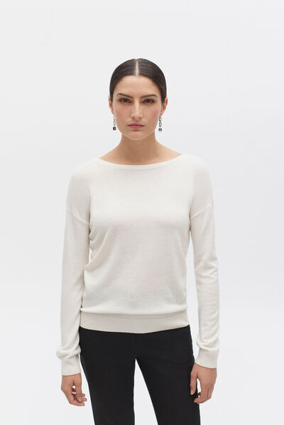 pull lilia ivoire femme