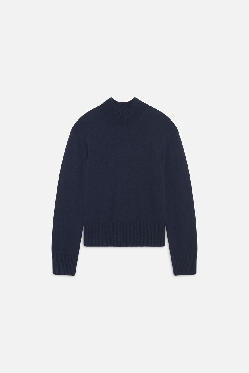 Pull Mcamelia bleu marine femme