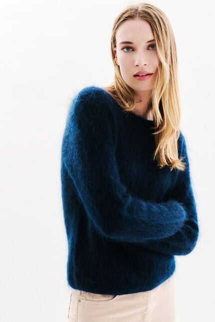 Jersey Maggie azul marino mujer