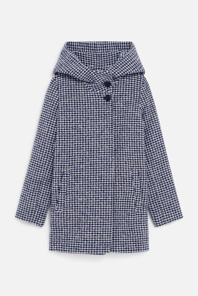 Manteau gnew verise bleu marine femme