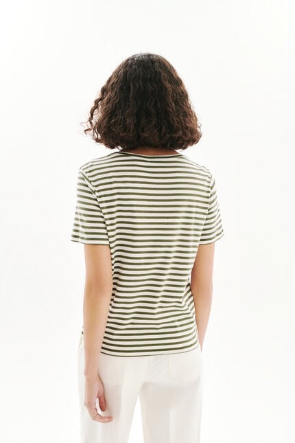 T-shirt Thea1 khakigrün damen