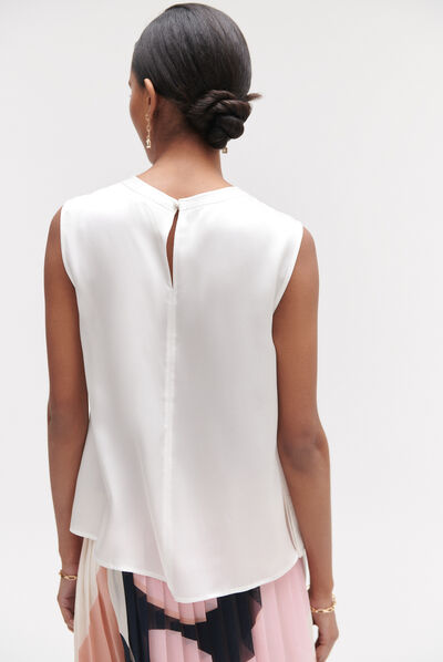 blusa grace marfil mujer