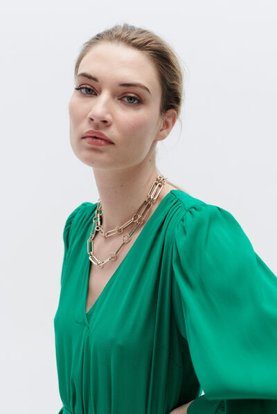 robe alice vert emeraude femme