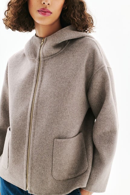 Abrigo Goemon taupe mujer