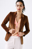 Aurora blazer taupe woman