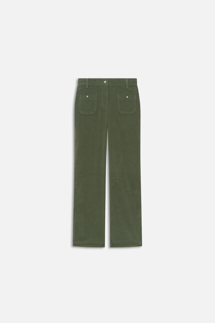 Broek Pelley khakigroen vrouw