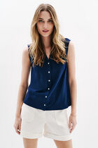 Tester t-shirt navy blue woman