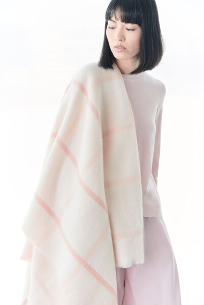 echarpe ario rose clair femme