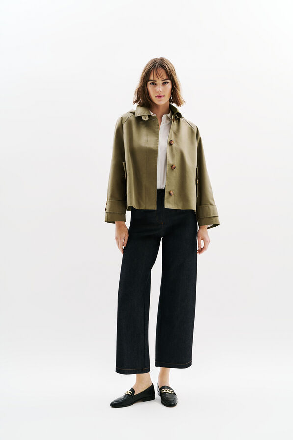 Manteau Gaya vert kaki femme
