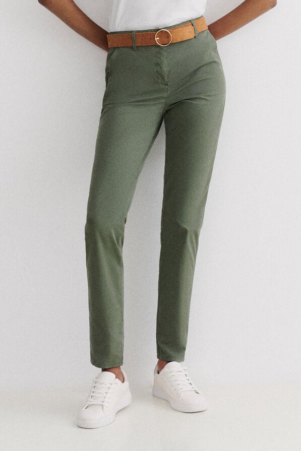 pantalon adelmo vert kaki femme pantalon adelmo vert kaki femme