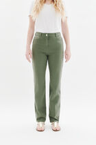 Pcomolong trousers khaki green woman