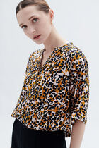 Cado3 shirt cognac brown woman