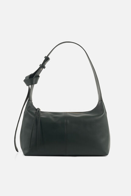 Bolso soane en cuir naturel verde caqui mujer